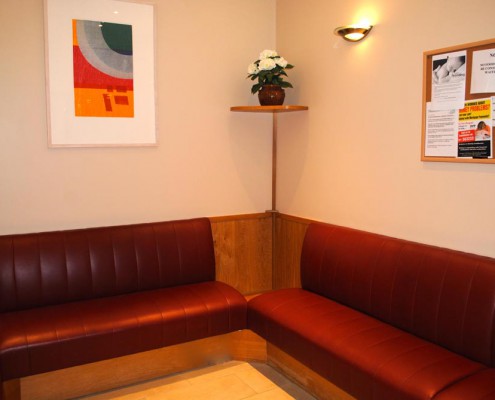 Castle Medical Centre waiting room